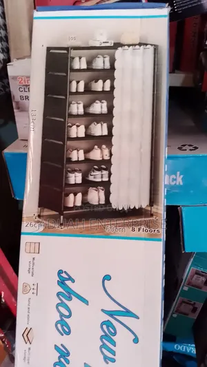 7 Tier Shoe Rack With Cover