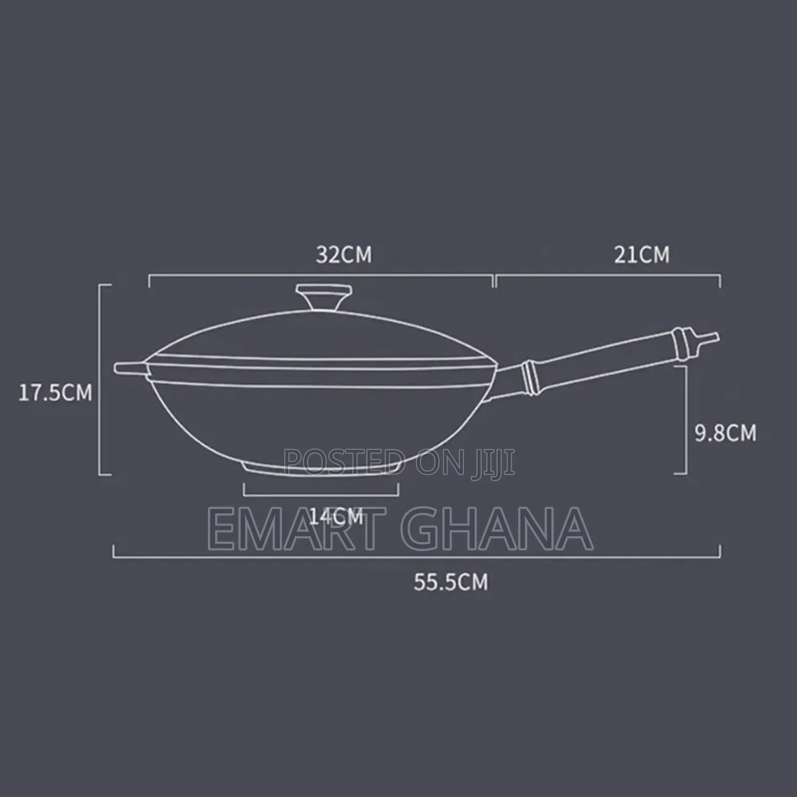 Non-stick Frying Pan With Lid For Household Multi-purpose Cooking Pot