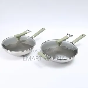 Stir Fry Pans Uncoated Chinese Wok Round Bottom Wok Cookware
