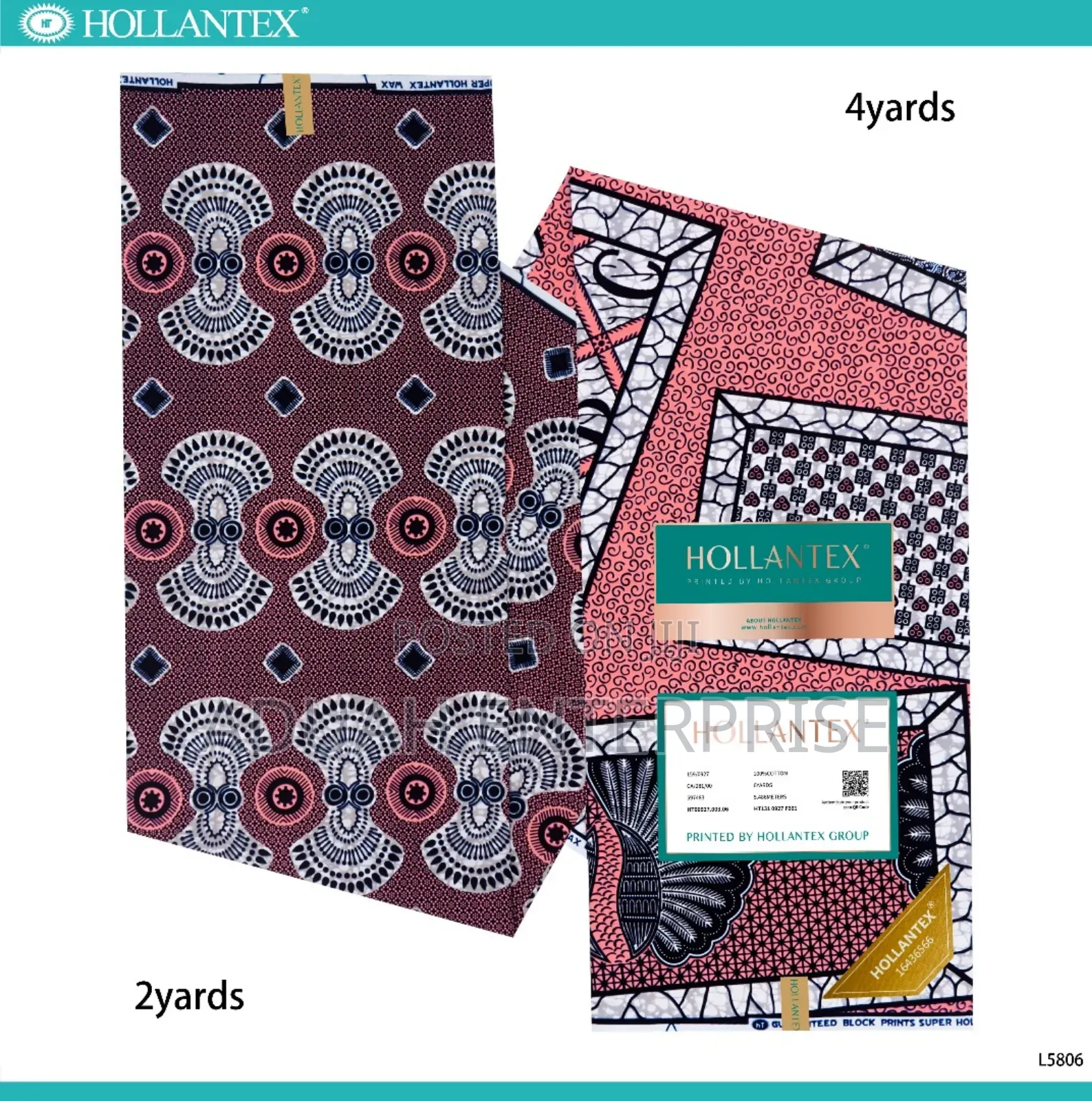 African Hollantex Combi 6 Yards