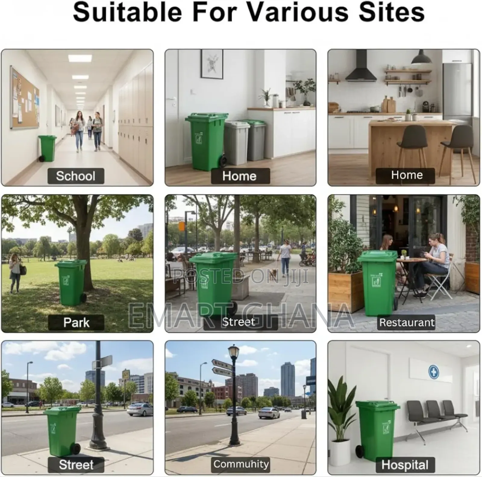 Wheelie Bin With Pedal | Durable, Easy-to-use Waste Bin With Wheels