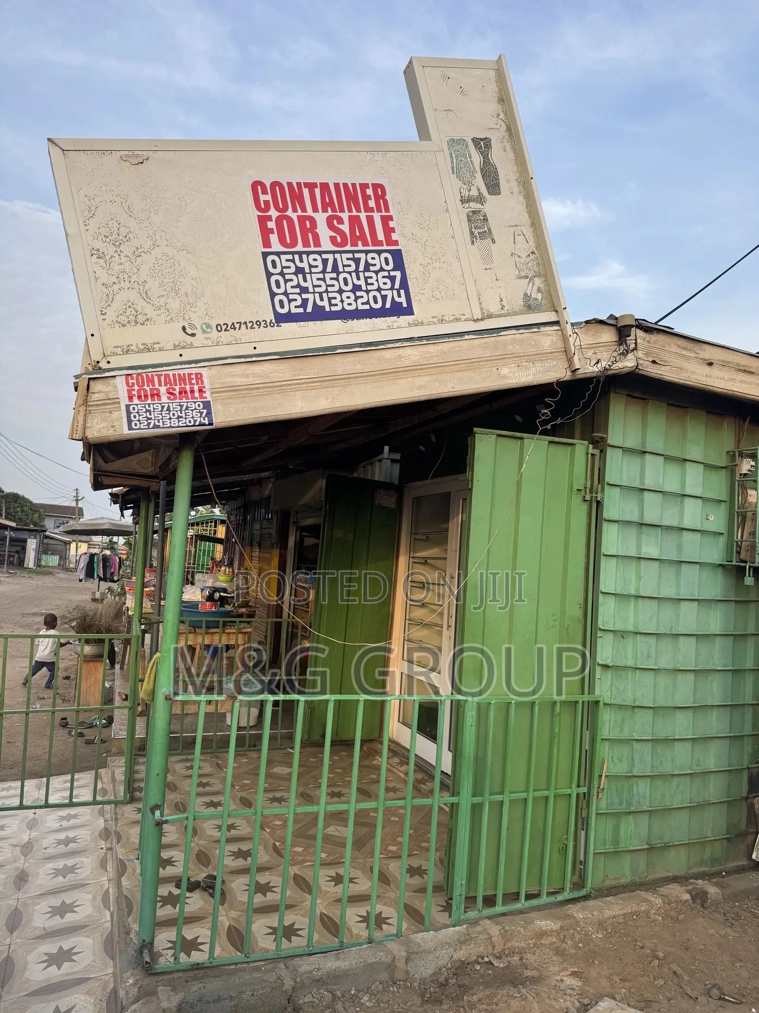 A Fully Furnished Container Shop for Sale at Ashaiman Lebanon