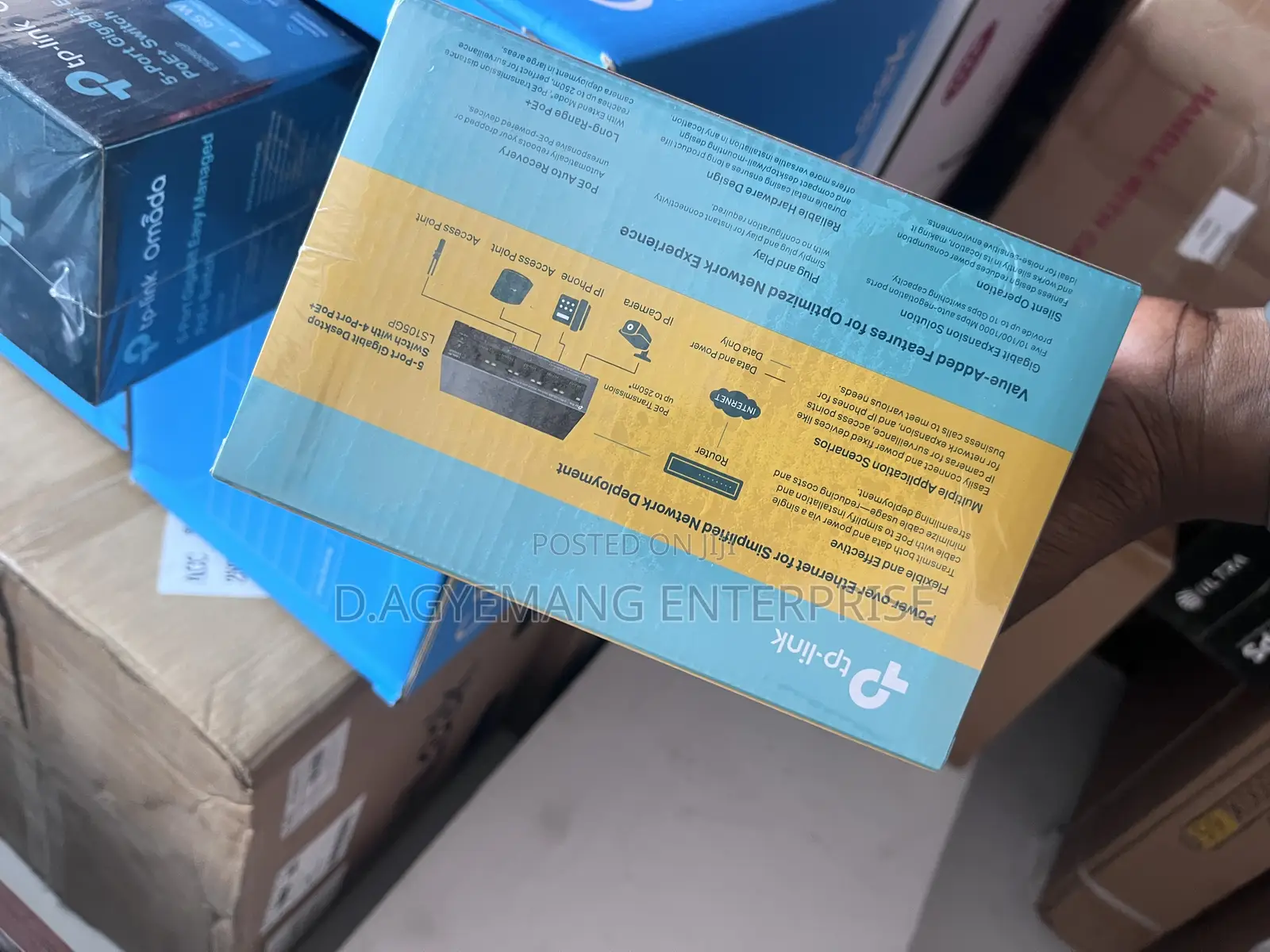 5-Port Gigabit Desktop Poe+ Switch