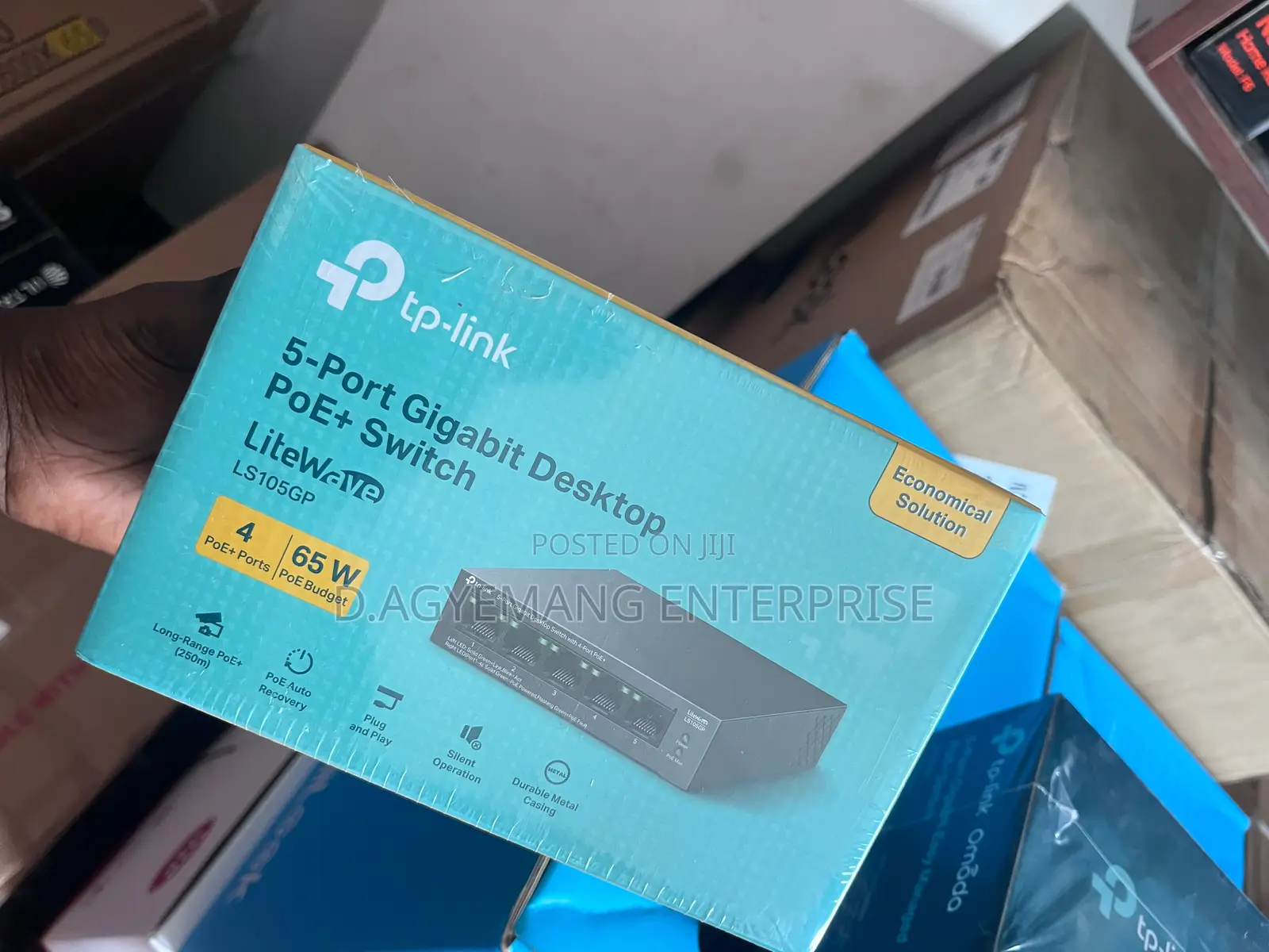 5-Port Gigabit Desktop Poe+ Switch