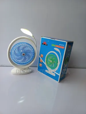 Portable Quality Rechargeable Fan With Bright Light
