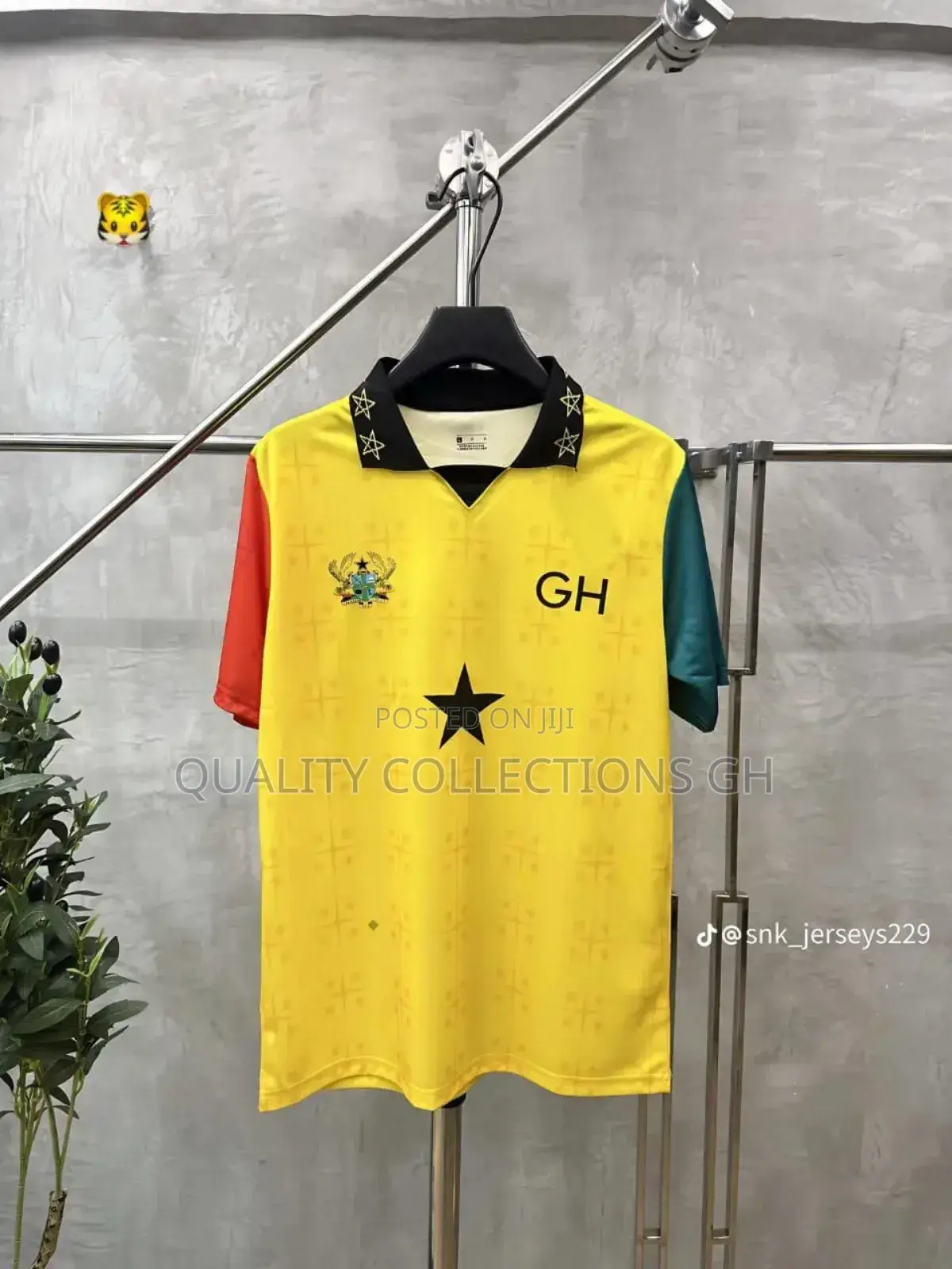 Authentic Ghana Yellow Jerseys