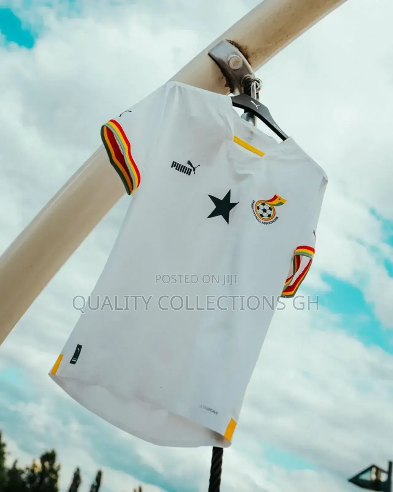 White Ghana Jersey