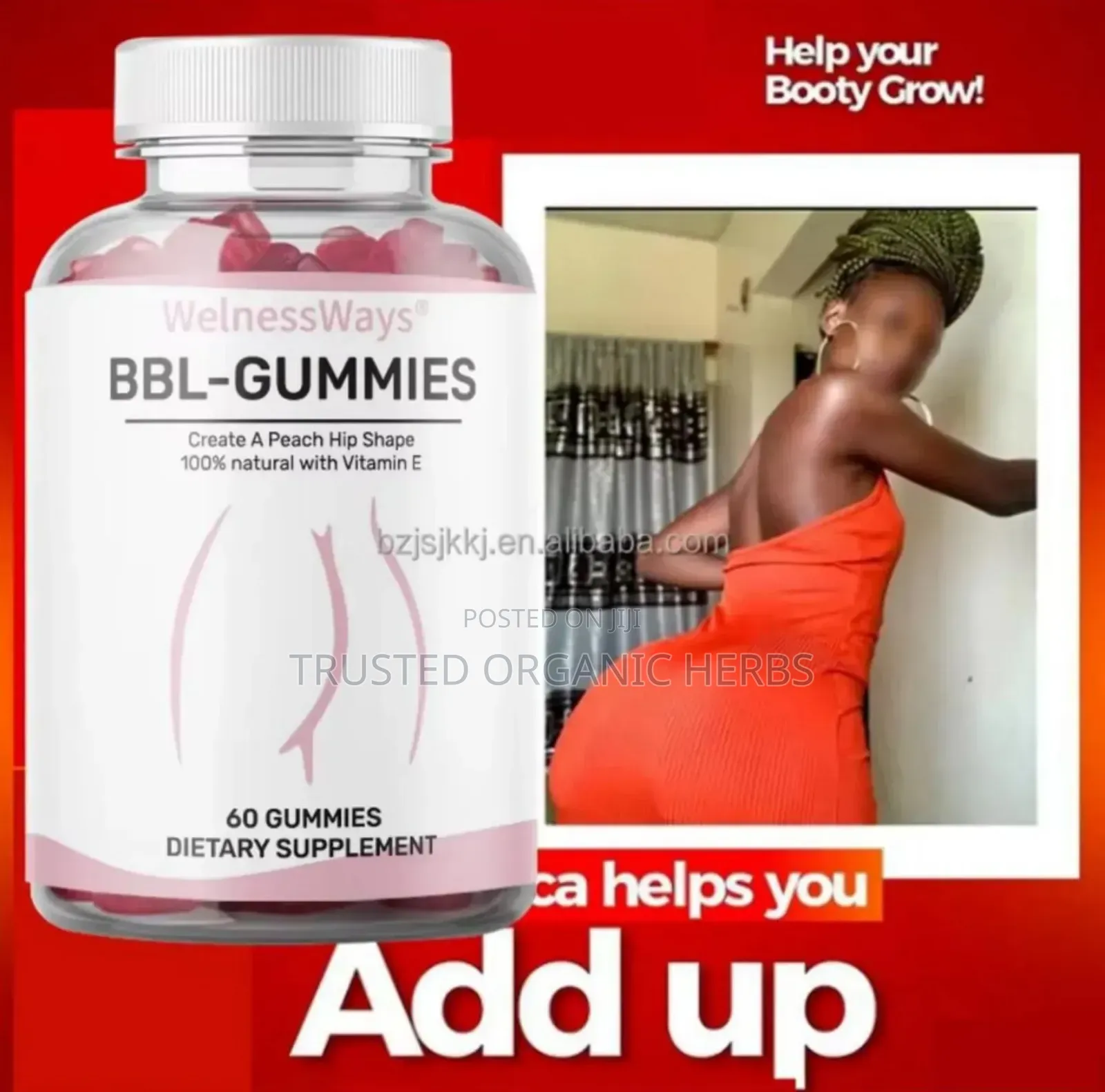 BBL Pills Luxury Butt Booster Hips Bum Enlargement Gummies