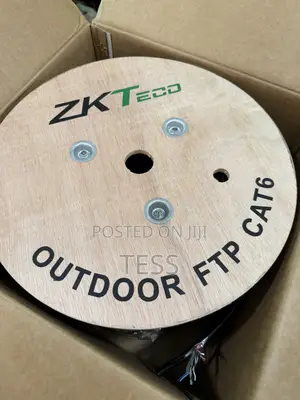 Zkteco Cat6 Ftp Outdoor Network Cable 305m 23awg Copper Clad Aluminum