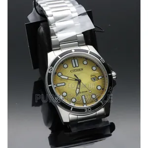 Citizen Eco-drive Marine 1810 Steel Solo Time Men's Watch Aw1816-89x
.