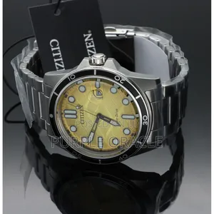 Citizen Eco-drive Marine 1810 Steel Solo Time Men's Watch Aw1816-89x
.