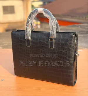 Executive Leather Briefcase For Men.