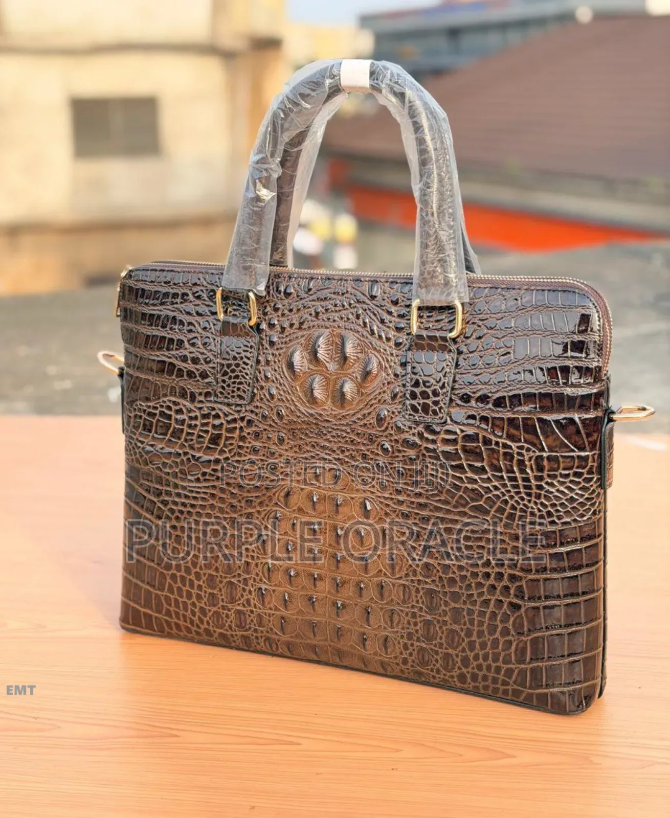 Executive Leather Briefcase For Men.