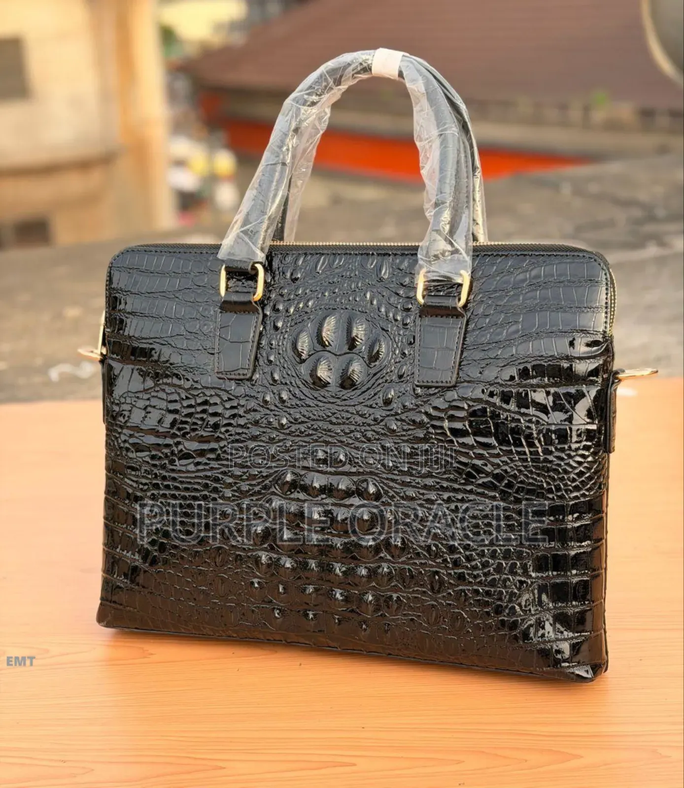 Executive Leather Briefcase For Men.