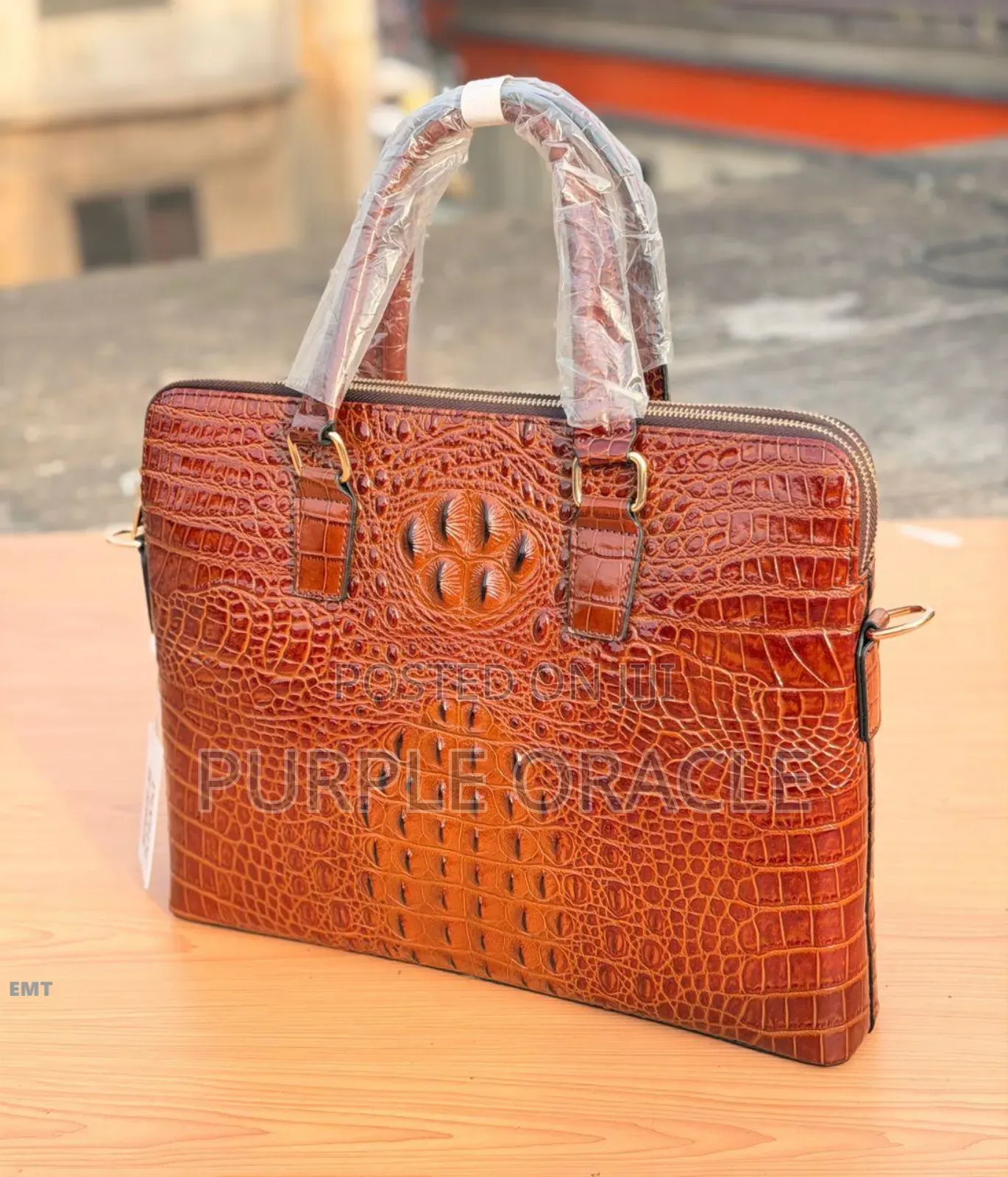 Executive Leather Briefcase For Men.