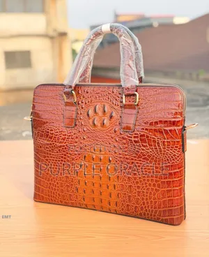 Executive Leather Briefcase For Men.