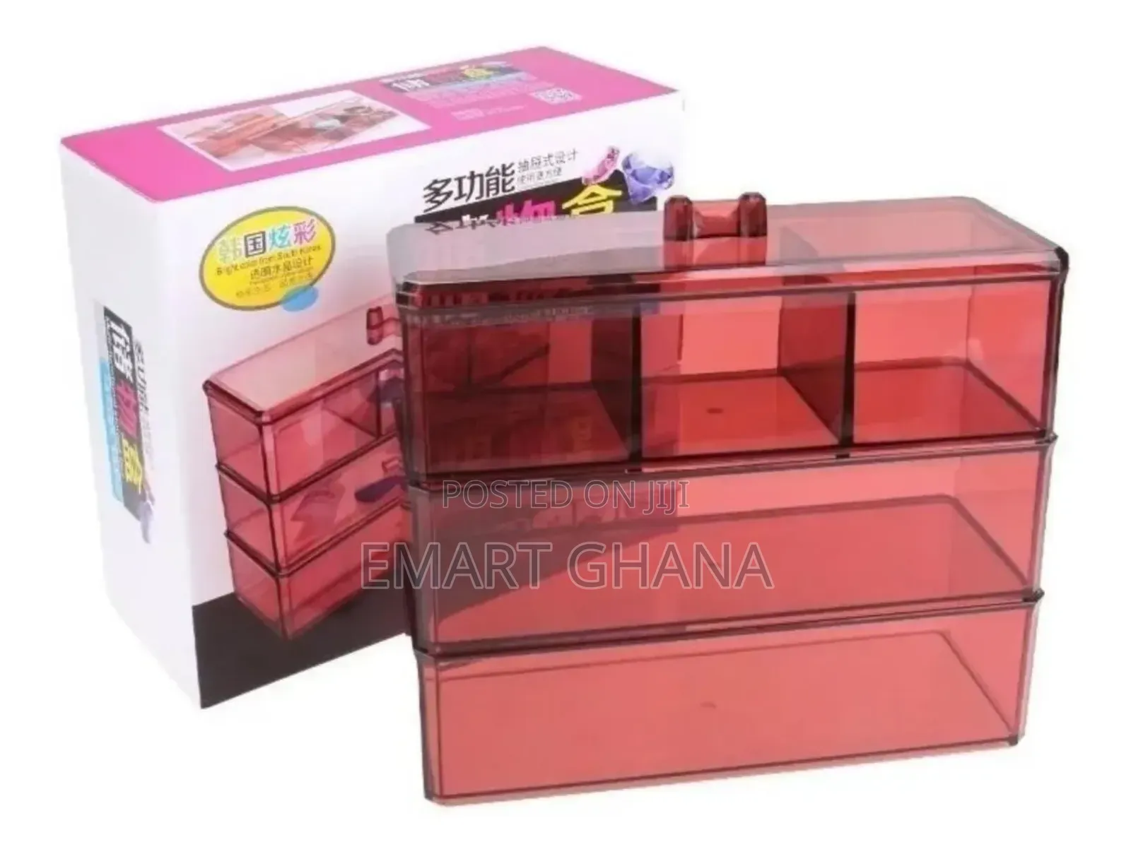 Premium Stackable Acrylic Cosmetic Makeup Organizer