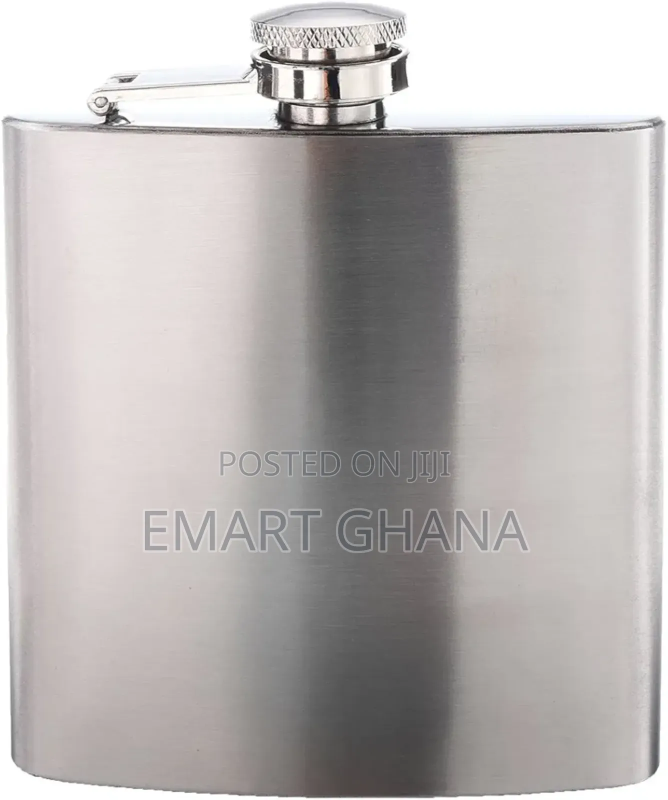 Stainless Steel 6oz Hip Flask Screw Cap For Alcohol