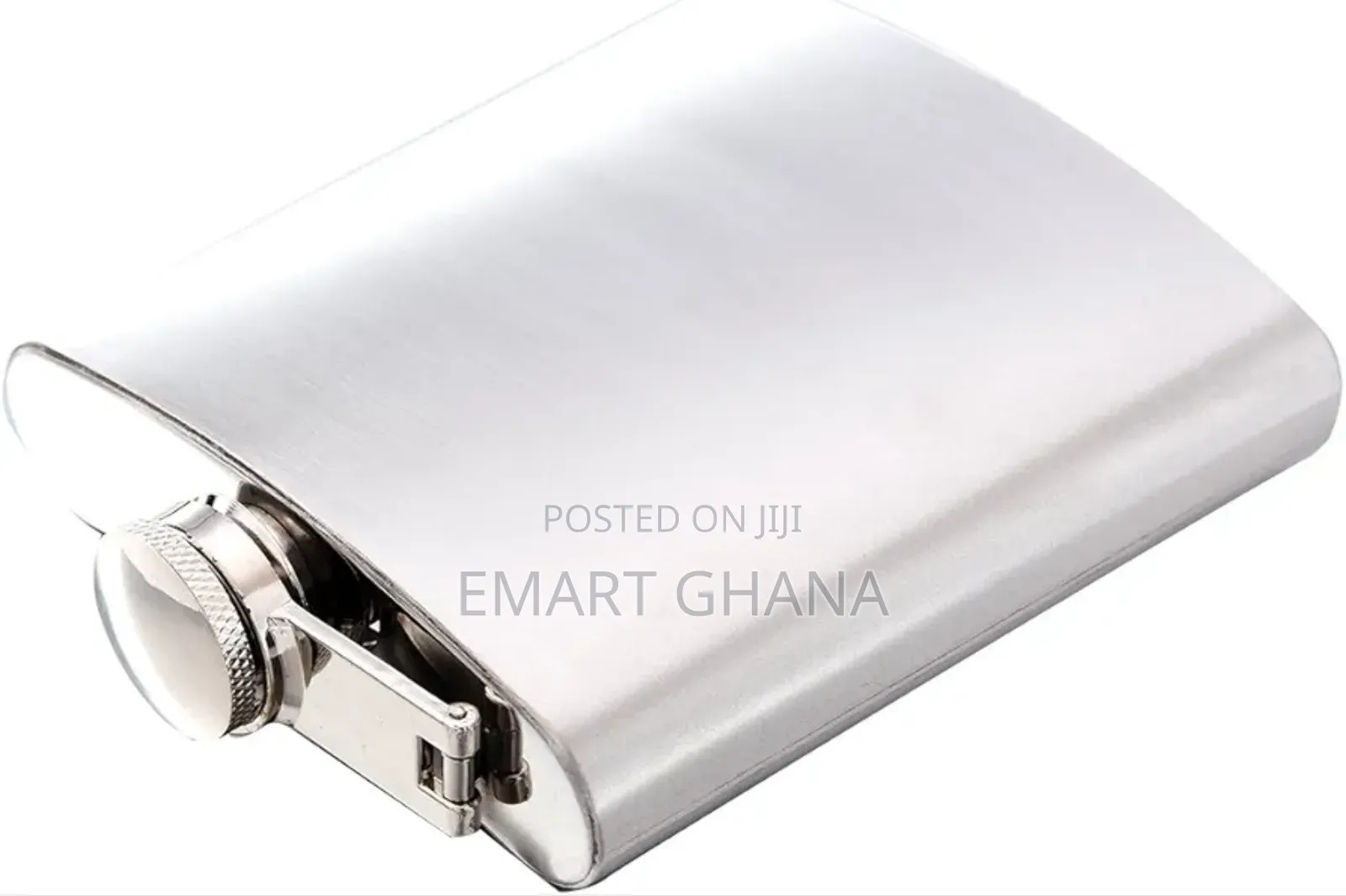 Stainless Steel 6oz Hip Flask Screw Cap For Alcohol