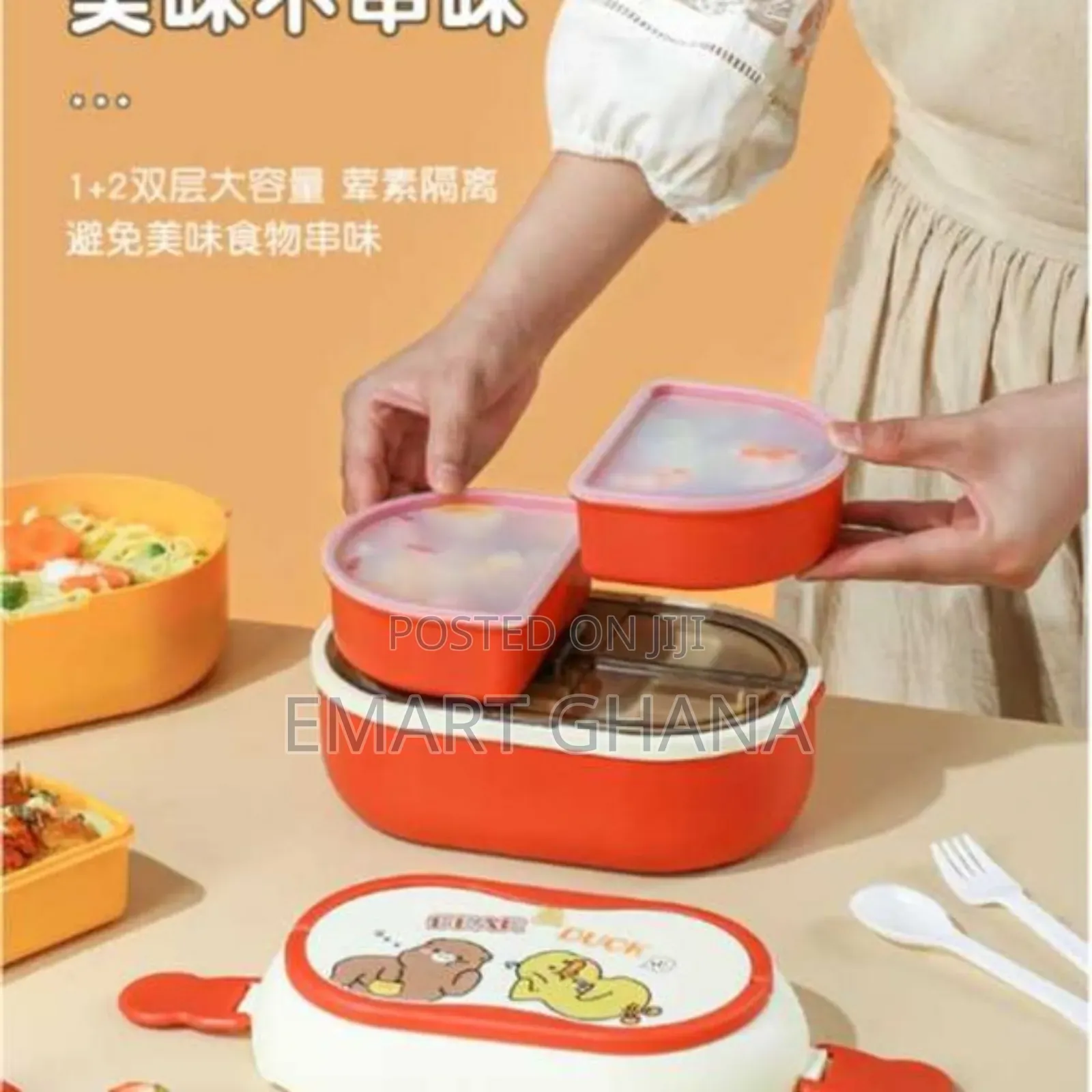 Japanese-style Lunch Box For Office Workers Can Be Heated In Microwave