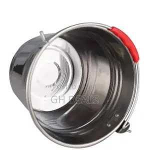 36cm Stainless Steel Bucket - Silver