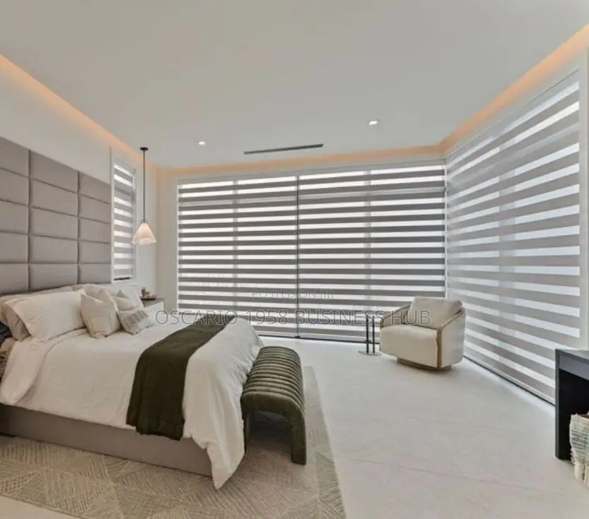 Prosperous Pathways Zebra Window Curtain Blinds 
