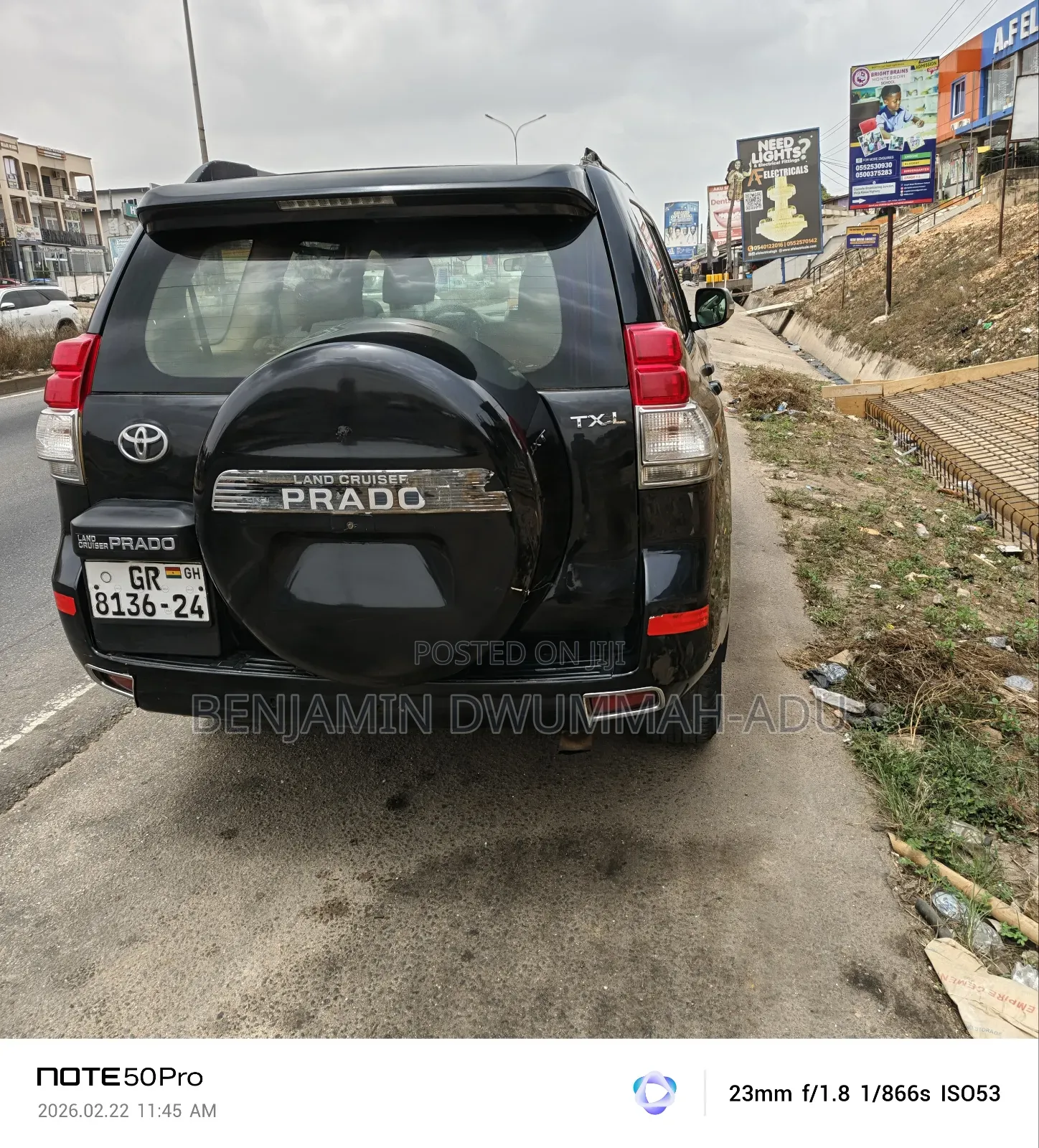 Toyota Land Cruiser Prado 2.7 i 2011 Black