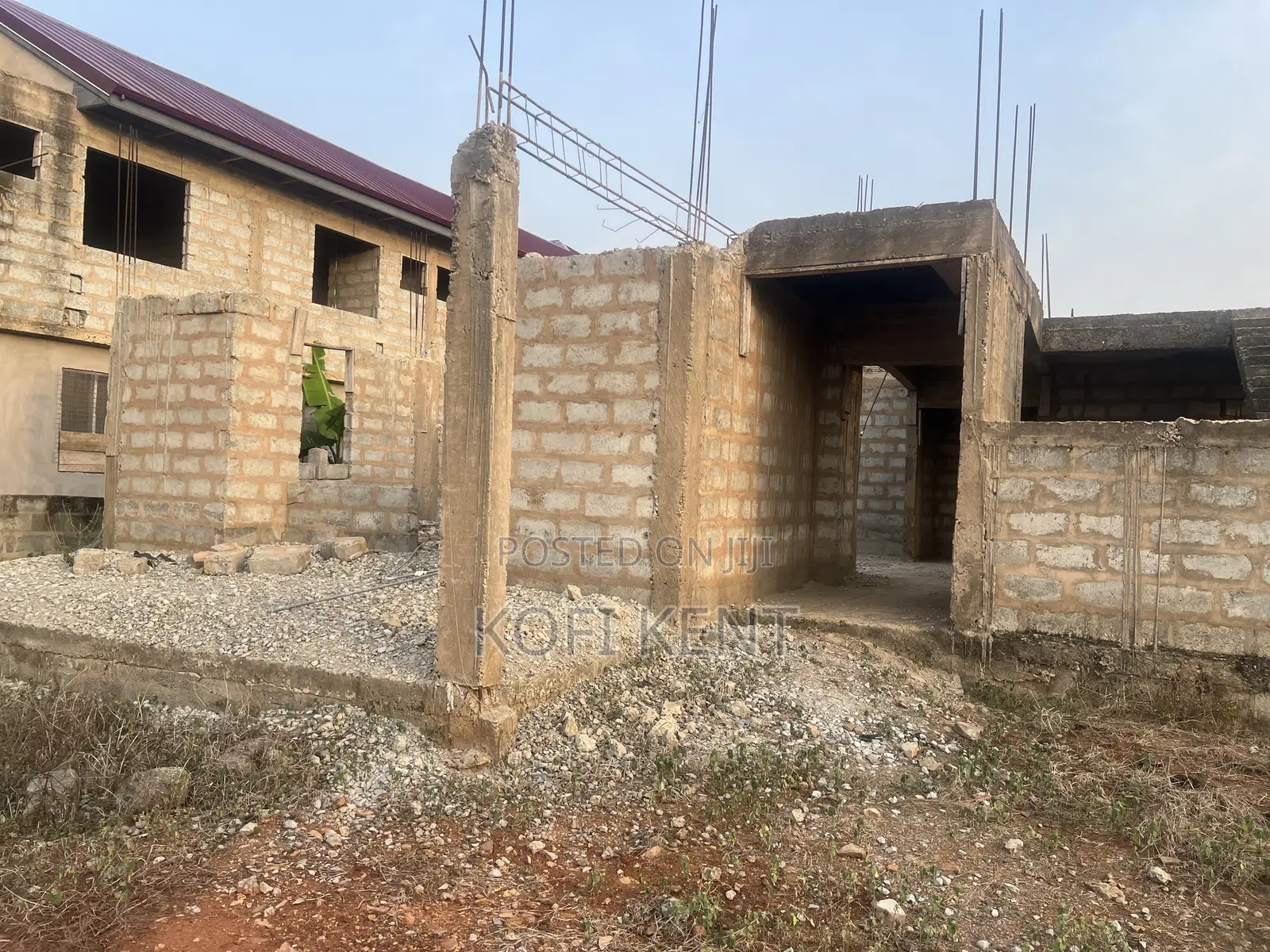 Walled 2bdrm House in Pentecostal Estate, Dawhenya for Sale