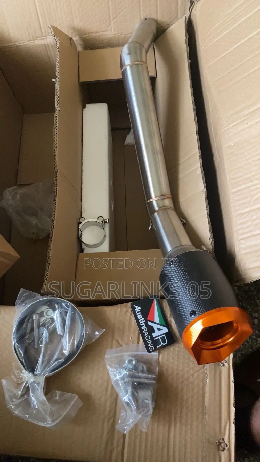 Carbon Fibre Austin Racing Power Exhaust System for Performance