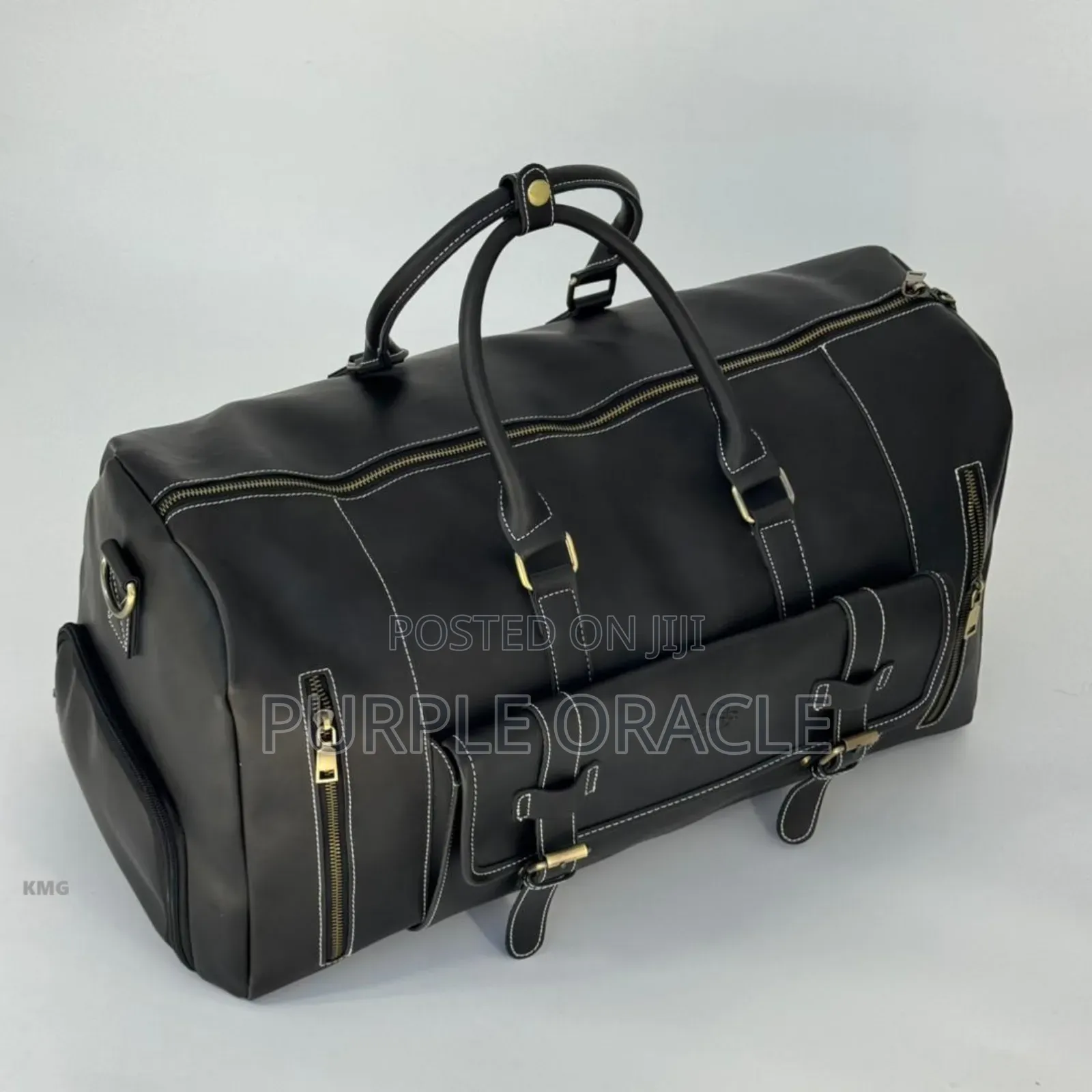 Genuine Leather Duffel Bag