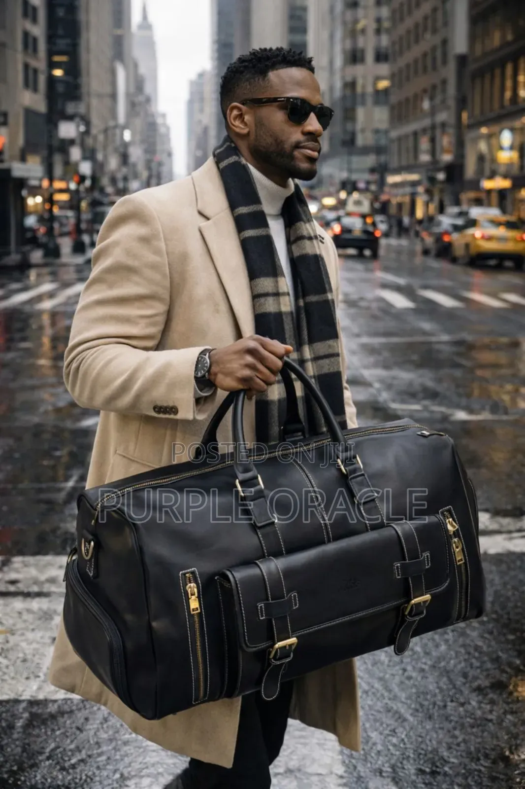 Genuine Leather Duffel Bag