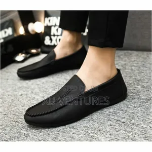 Men's Business Slip-on/Loafers Casual All-Match - Black