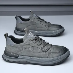 Gray Low-top Casual Shoes