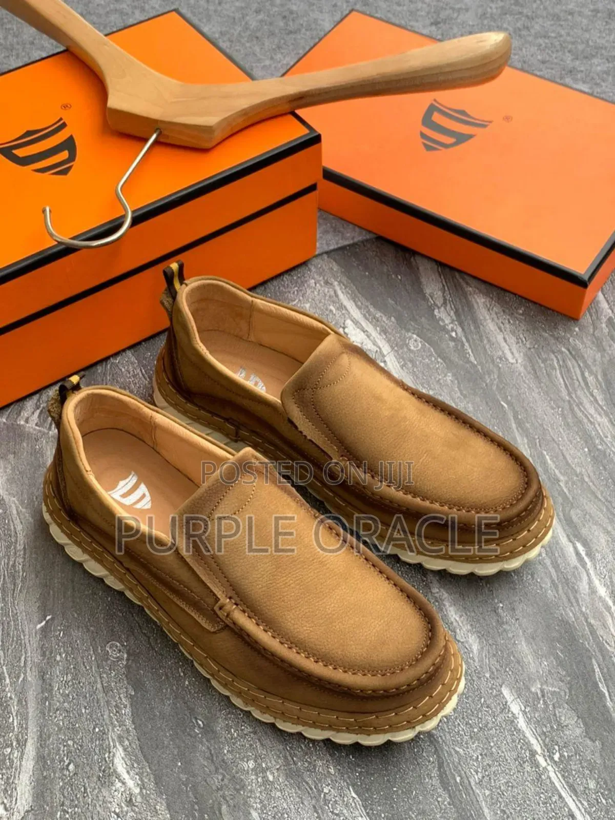 Men's Brown Slip-on Leather Loafers