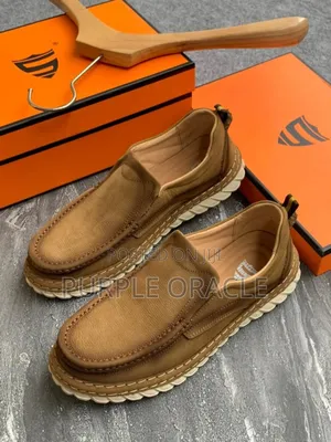 Men's Brown Slip-on Leather Loafers