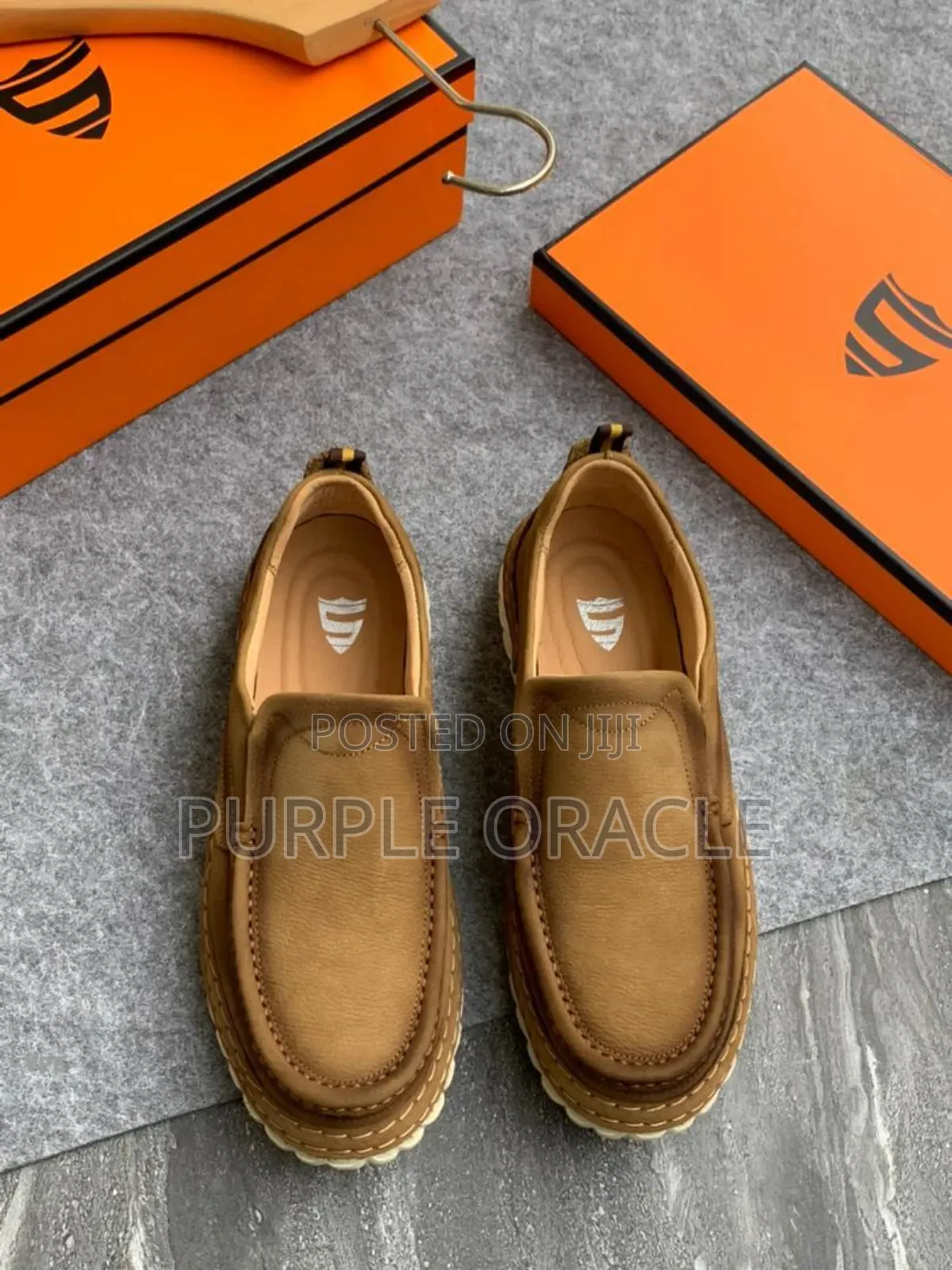 Men's Brown Slip-on Leather Loafers