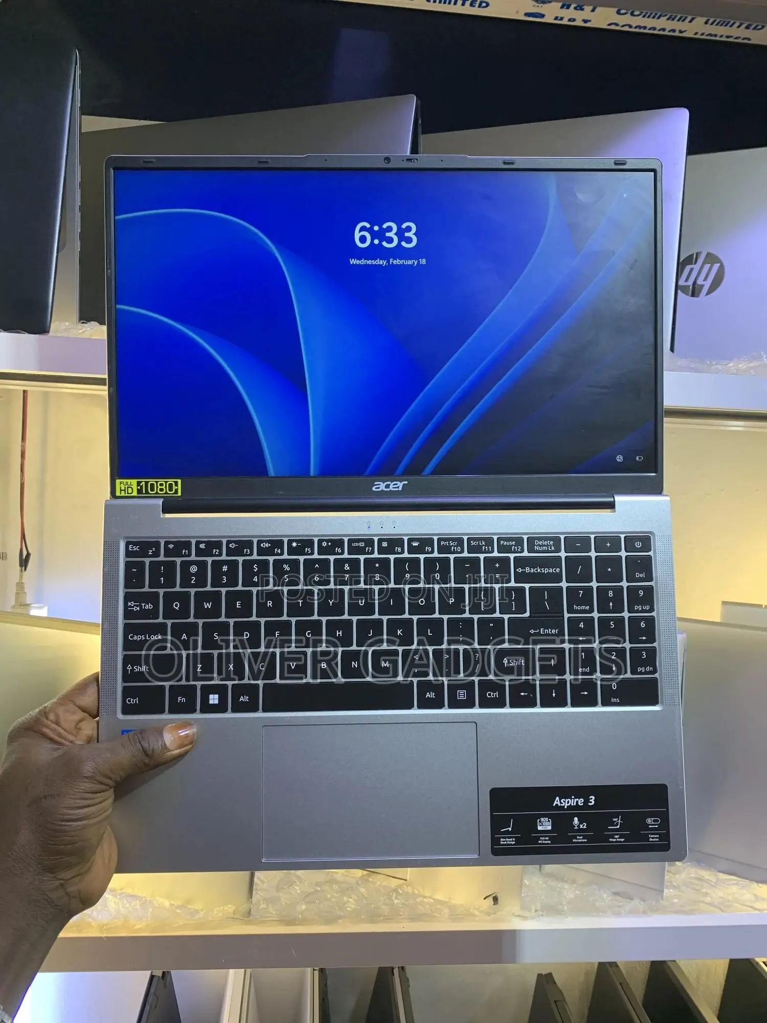 Laptop Acer Aspire 3 8GB Intel Core i3 SSD 256GB