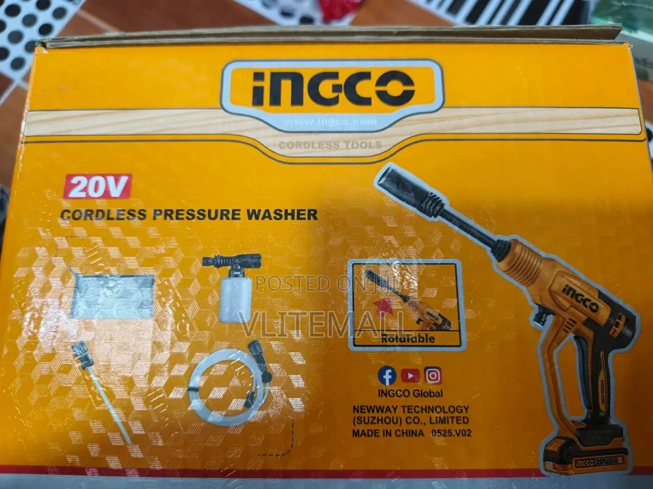 Cordless Pressure Pump Cpwli20362