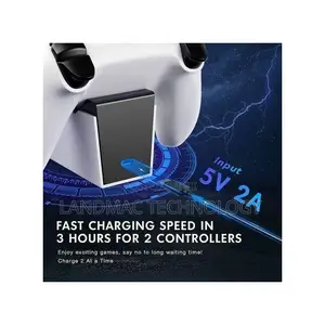 Ps5 Controller Charger, Fast Charging Station for Dual Ps5 Controllers