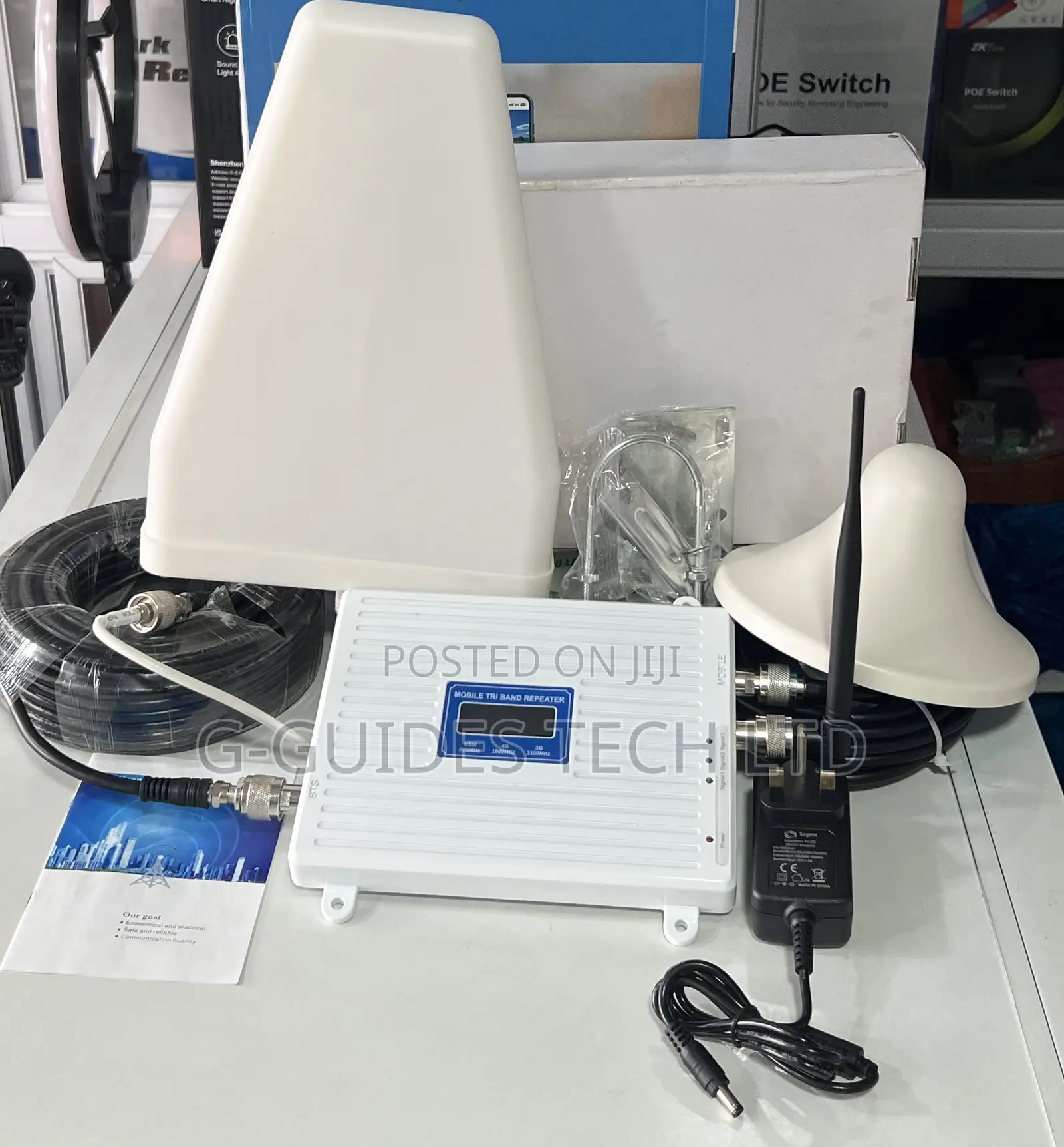Gsm Mobile Signal Repeater Or Booster Tri-band