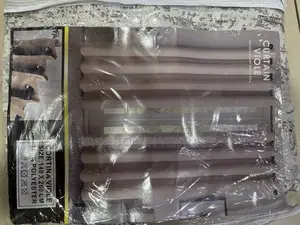 Blackout Curtains for Windows/Door -2 Piece Designed Silver Ash Colour