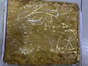 Long Blackout Curtain 2 Piece Designed Gold