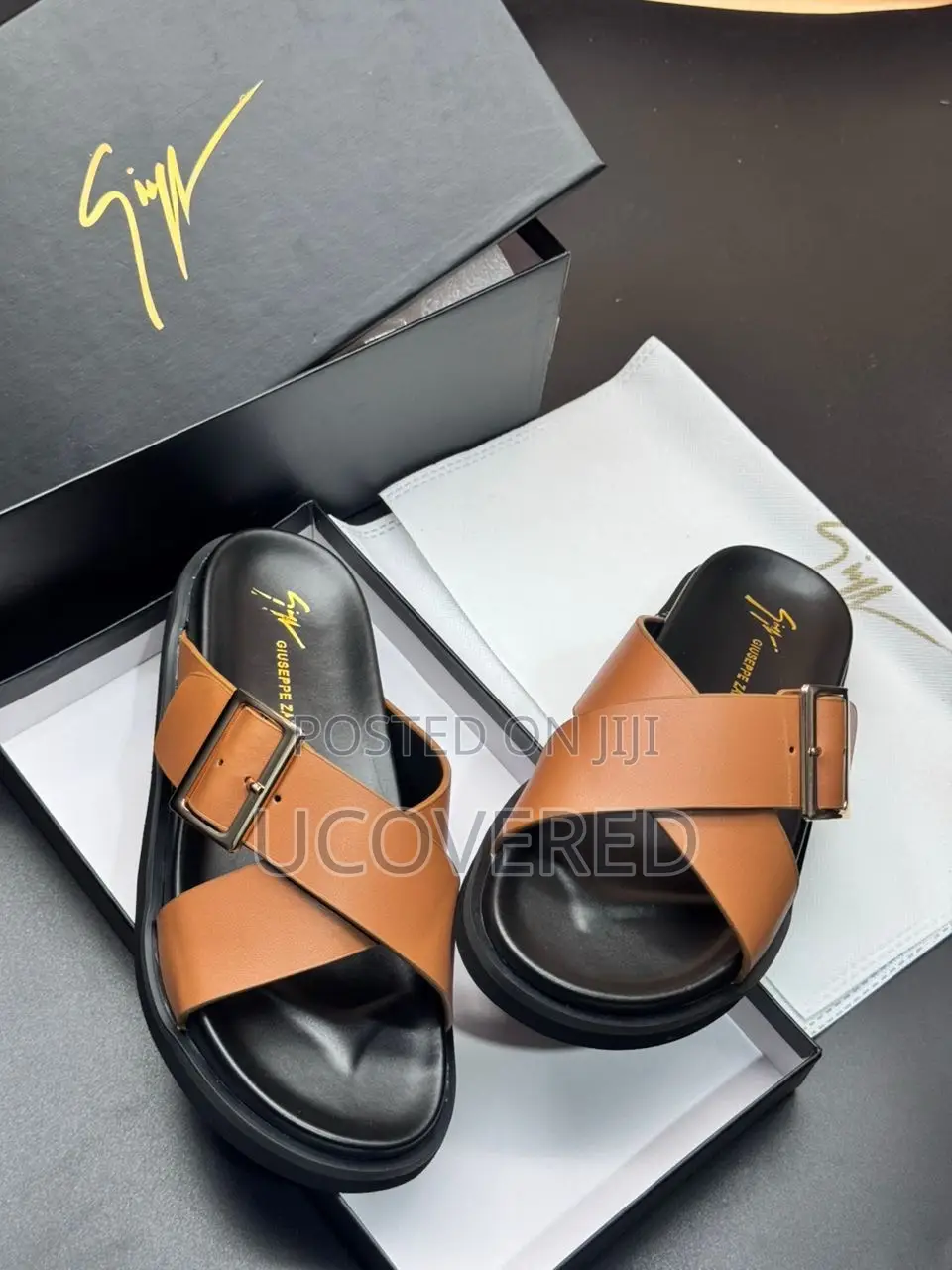 Zanotti Leather Men’S Slippers