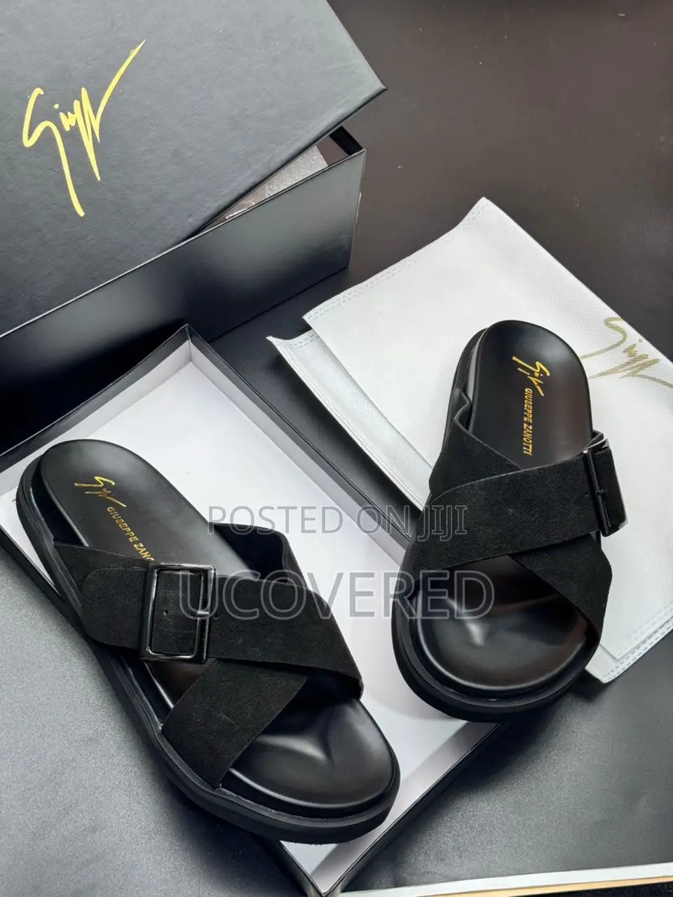 Zanotti Leather Men’S Slippers
