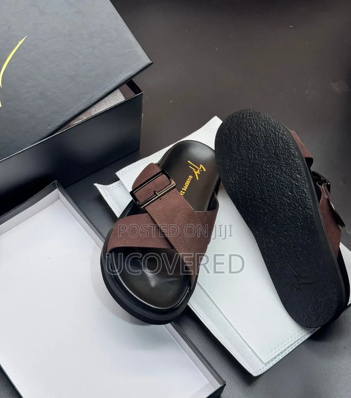 Zanotti Leather Men’S Slippers