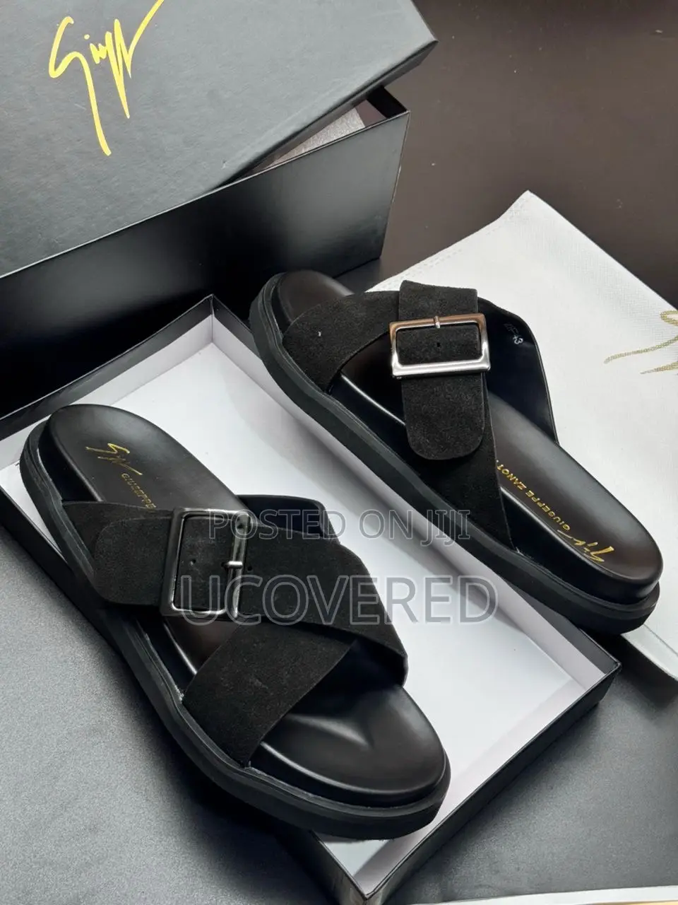 Zanotti Leather Men’S Slippers