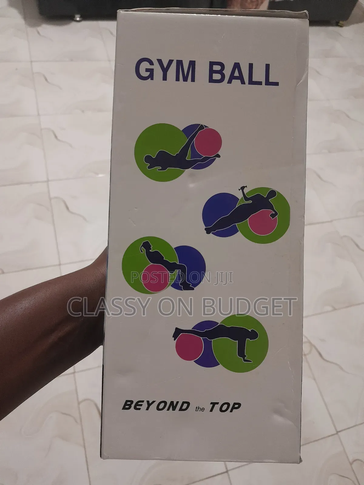 Inflatable Exercise Ball for Homes and Gyms