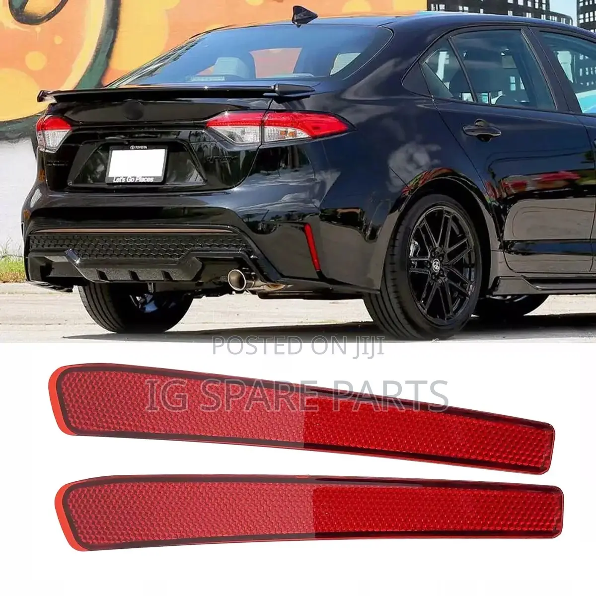 Toyota Corolla 2019-2021 Rear Bumper Reflector