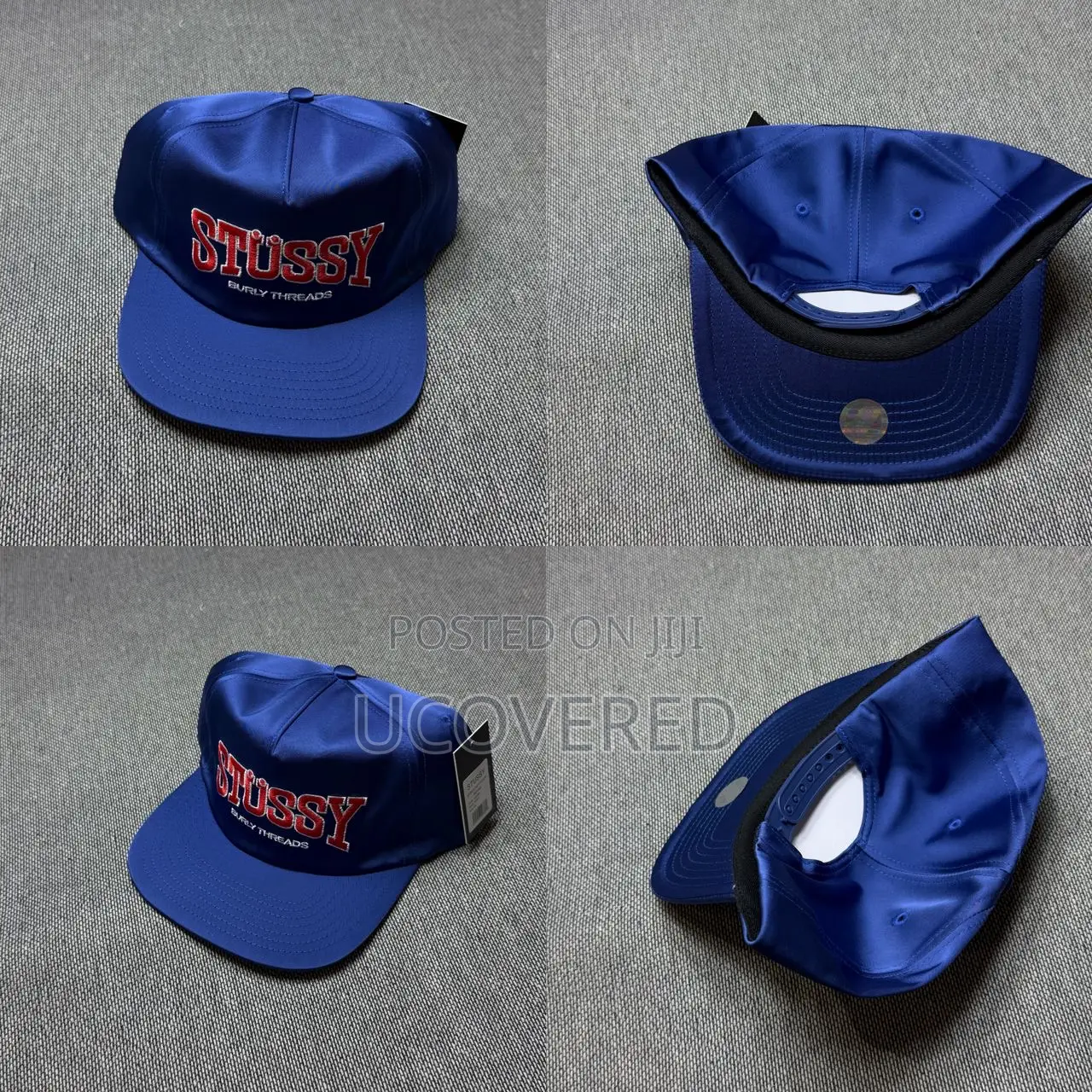 Stussy Mid Depth Burly Snapback Cap