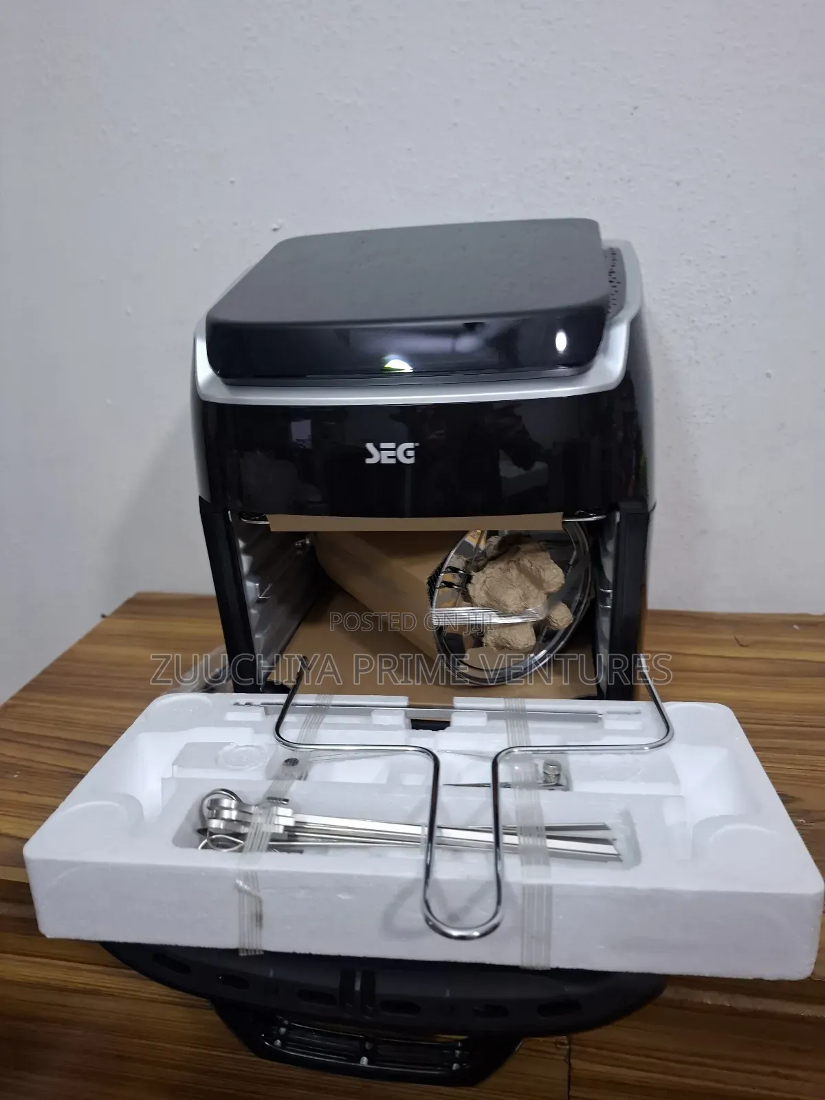 S.E.G. 10.L 3-in-1 Air Fryer With 8 Functions From Germany 